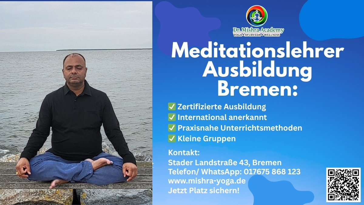 "Teilnehmer der Meditationslehrer Ausbildung Bremen in der Dr. Mishra Academy